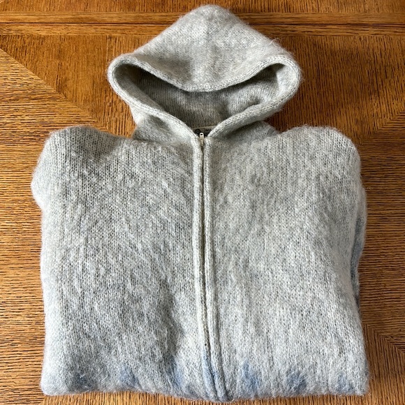 ❄️ VTG 80’s Iceland wool 100% lined full zipper hooded sweater - Picture 8 of 9